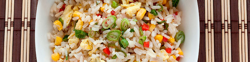 Chow Fan Gerechten (Droog Gebakken Nasi)